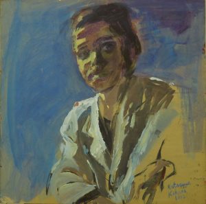 Autoportret przy pracy