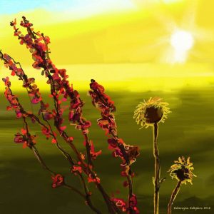 Ilustracja namalowana w komputerze – Jesień