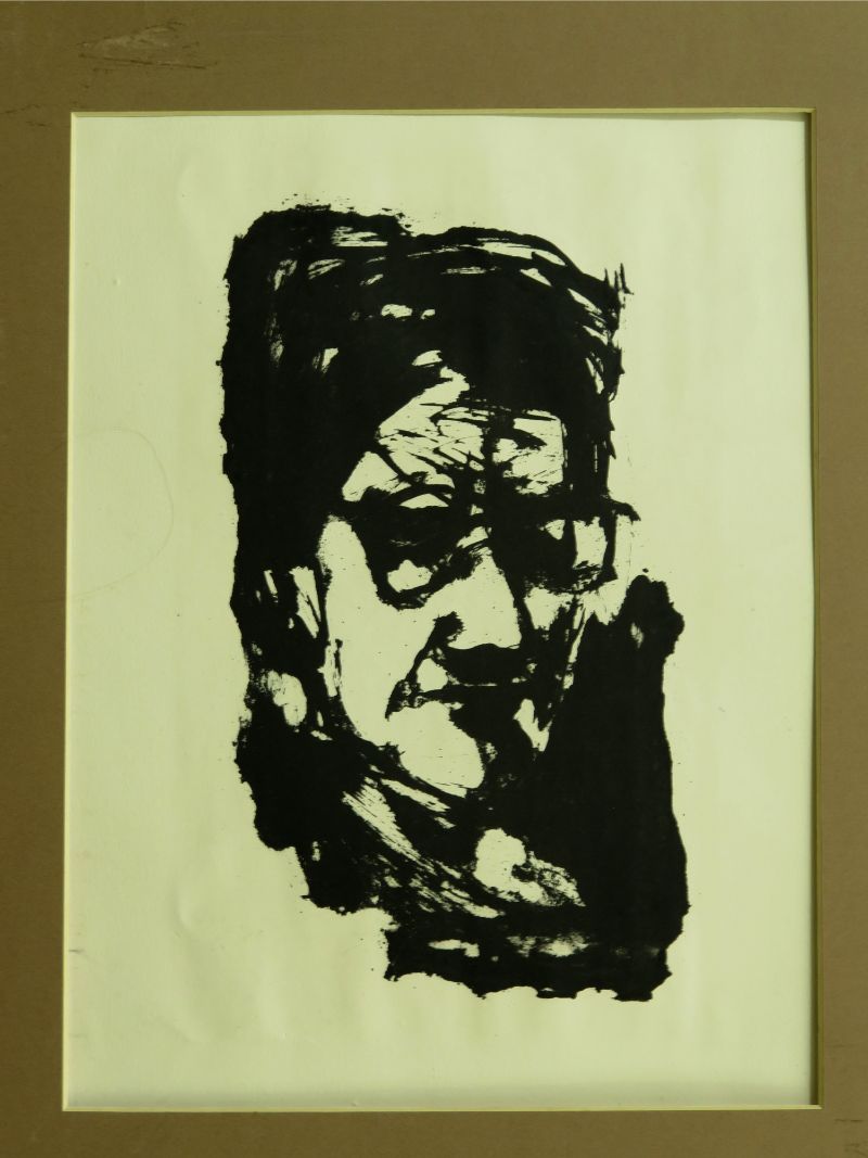 Litografia na kamieniu – Portret ojca